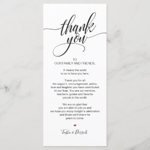 Dag rond feestdag Dank u dat u een instelkaart heb Programmakaart