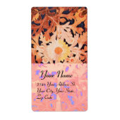 DAG, rood bruin zwart Etiket (Voorkant)