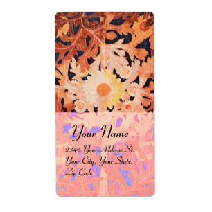 DAG, rood bruin zwart Etiket