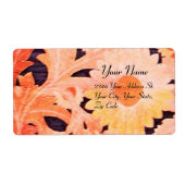 DAG, rood bruin zwart Etiket (Voorkant)