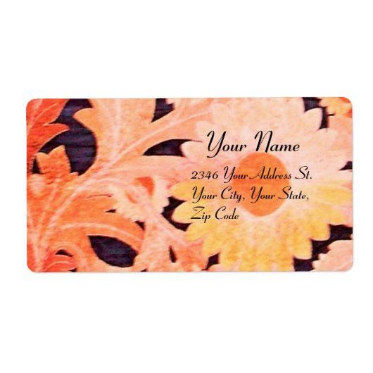 DAG, rood bruin zwart Etiket (Voorkant)