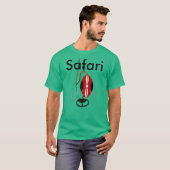 Dag Safari Kenya Hakuna Matata voor geeks-overhemd T-shirt (Voorkant volledig)