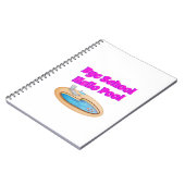 Dag School Hallo Pool Funny Summer Quote Notitieboek (Linkerzijde)