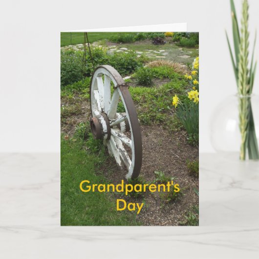 Dag-September van de Grootouder van het Kaart (Voorkant)