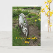 Dag-September van de Grootouder van het Kaart (Gele Bloem)
