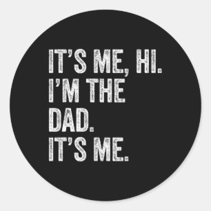 Dag Shirt Grappig Ik ben het Hoi In De Pap Zijn Ik Ronde Sticker