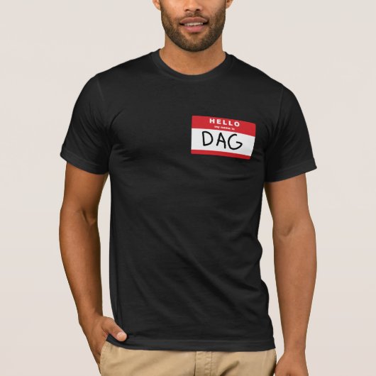 DAG-shirt T-shirt (Voorkant)