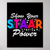 Dag Show Uw Staar Power Student Docent Poster (Voorkant)