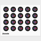 Dag Show Uw Staar Power Student Docent Ronde Sticker (Vel)