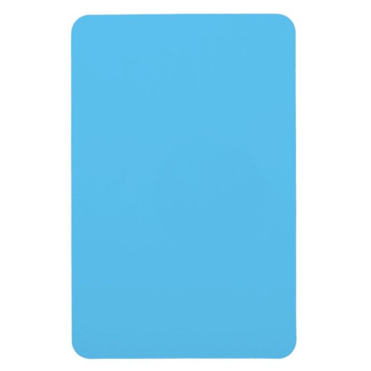 Dag Sky Blue, half gebak, Jeans Blue, Magneet (Verticaal)