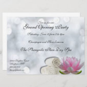 Dag Spa Grote Aangepaste uitnodigingen voor openen (Voorkant / Achterkant)