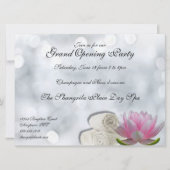 Dag Spa Grote Aangepaste uitnodigingen voor openen (Voorkant)