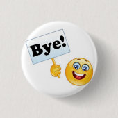 Dag! speld ronde button 3,2 cm (Voorkant)