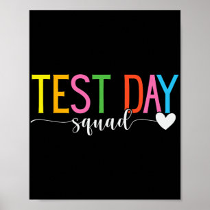 Dag Squad Leraar Testen Coördinator Grappig Poster
