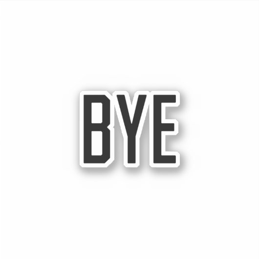 dag sticker (Voorkant)