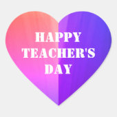 DAG Sticker VAN DE HAPPY-TEACHER (Voorkant)