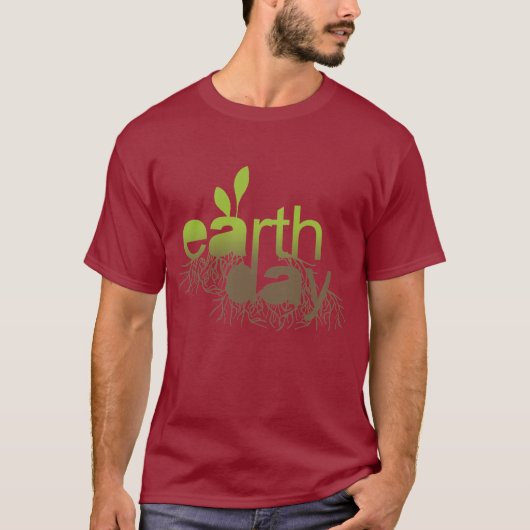 Dag T-shirt / Dag T-shirts op Aarde (Voorkant)