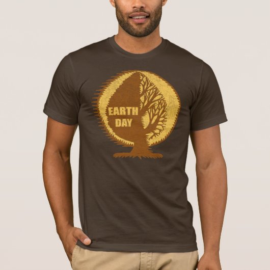 Dag T-shirts op aarde (Voorkant)