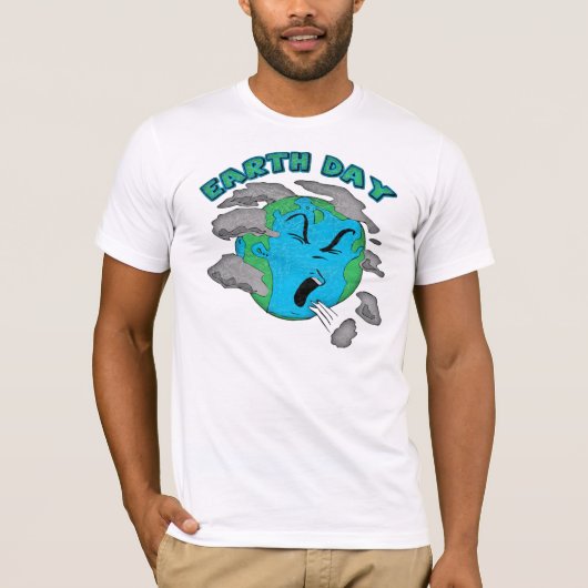 Dag T-shirts op aarde (Voorkant)