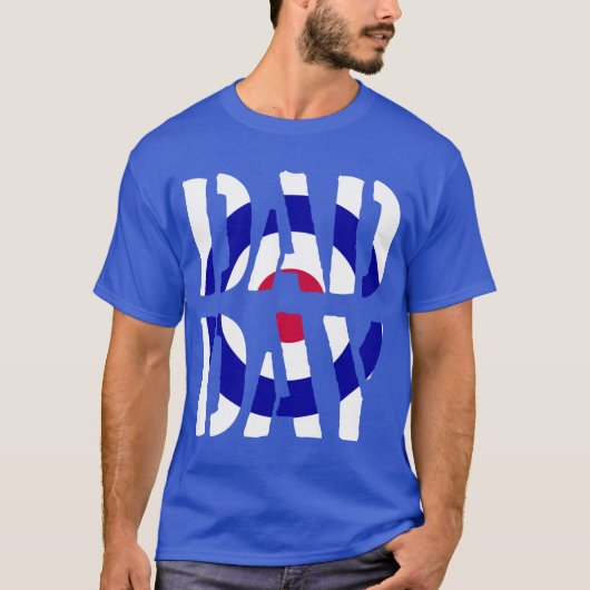 DAG Target Mod Happy Vaderdag. T-shirt (Voorkant)