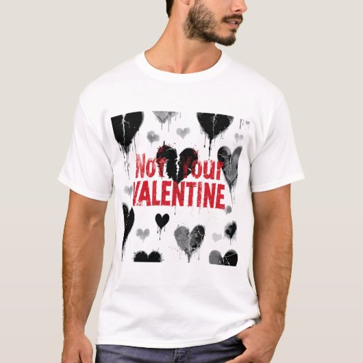 Dag tegen de Valentijn vieren T-shirt (Voorkant)