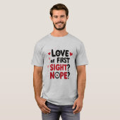 Dag tegen de Valentijn vieren T-shirt (Voorkant volledig)