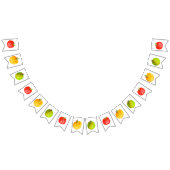 Dag tegen herfst appelvrucht vlaggetjes (Alle)