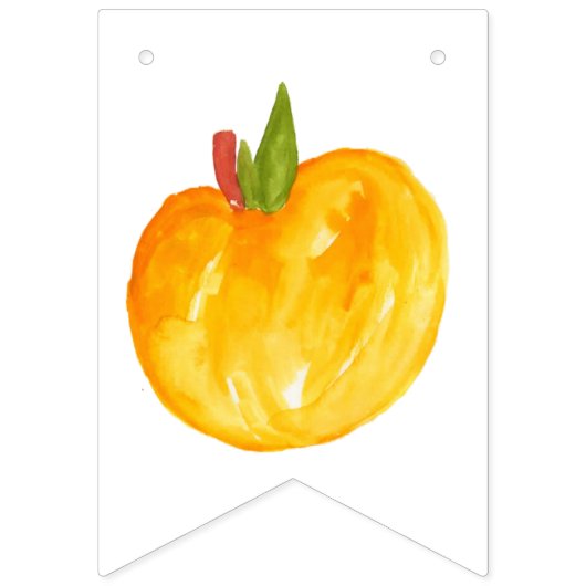 Dag tegen herfst appelvrucht vlaggetjes (Tweede vlag)