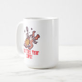 Dag tegen Valentijn: "Niet dit jaar, Cupido!" ST2 Koffiemok (Voorkant links)