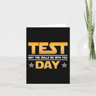 Dag testen - Moge de vaardigheden bij u zijn Schoo Kaart