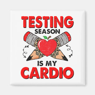 Dag testen seizoen is mijn cardio grappige test da magneet