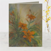 Dag "Tijger" Lelies 8,5 x 11" Kaart (Gele Bloem)