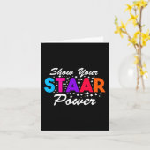 Dag Toon Je Staar Kracht Leerling Leraar  Kaart (Gele Bloem)