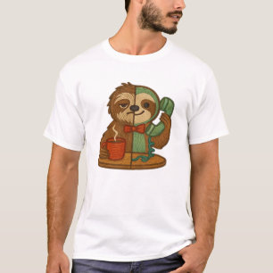 Dag-tot-Nacht Luiaard Gloeiende Opknap Patch � Geb T-shirt