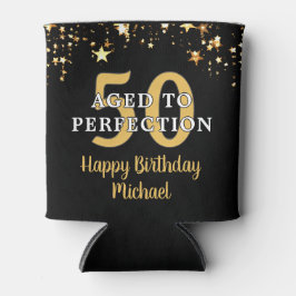 DAG TOT PRESFECTIE Black Gold Stars Blikjeskoeler