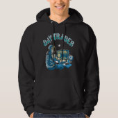 Dag Trader Astronaut in ruimte Hoodie (Voorkant)