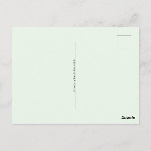 Dag uit het district Cumbria van het meer van Derw Briefkaart (Achterkant)