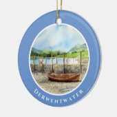 Dag uit het district Cumbria van het meer van Derw Keramisch Ornament (Links)