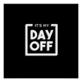 DAG UIT QUOTE PERFECT POSTER (Voorkant)