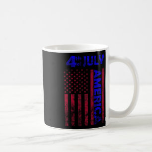 Dag USA Amerika Vlag 4th van juli Happy Funny Koffiemok