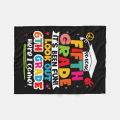 Dag van 5e klas Afstuderen Afstuderen jongens meis Fleece Deken (Voorkant (Horizontaal))