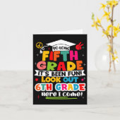 Dag van 5e klas Afstuderen Afstuderen jongens meis Kaart (Gele Bloem)