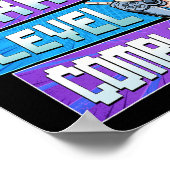 Dag van 8e klas niveau Compleet Afstuderen Boys Hi Poster (Hoek)