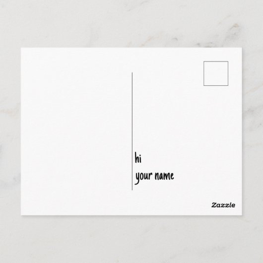 Dag van administratief personeel briefkaart (Achterkant)