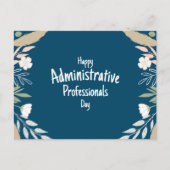 Dag van administratief personeel briefkaart (Voorkant)