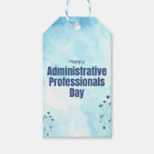 Dag van administratief personeel cadeaulabel (Voorkant)