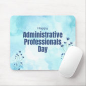 Dag van administratief personeel muismat (Met muis)