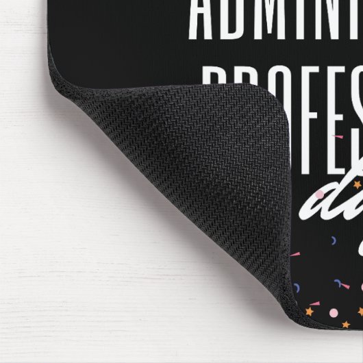 Dag van administratief personeel muismat (Hoek)