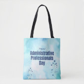 Dag van administratief personeel tote bag (Voorkant)