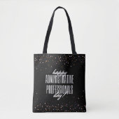 Dag van administratief personeel tote bag (Voorkant)